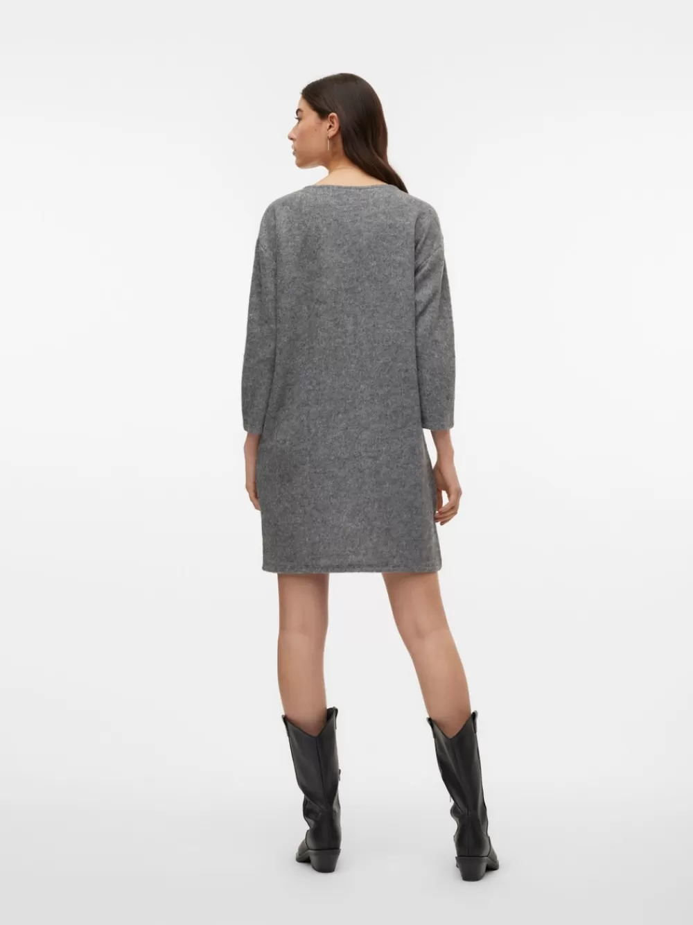 VERO MODA VMBLIS Lyhyt mekko Light Grey Melange Outlet