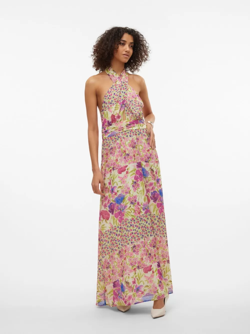 VERO MODA VMBLUEBELLE Pitkä mekko Barely Pink Clearance