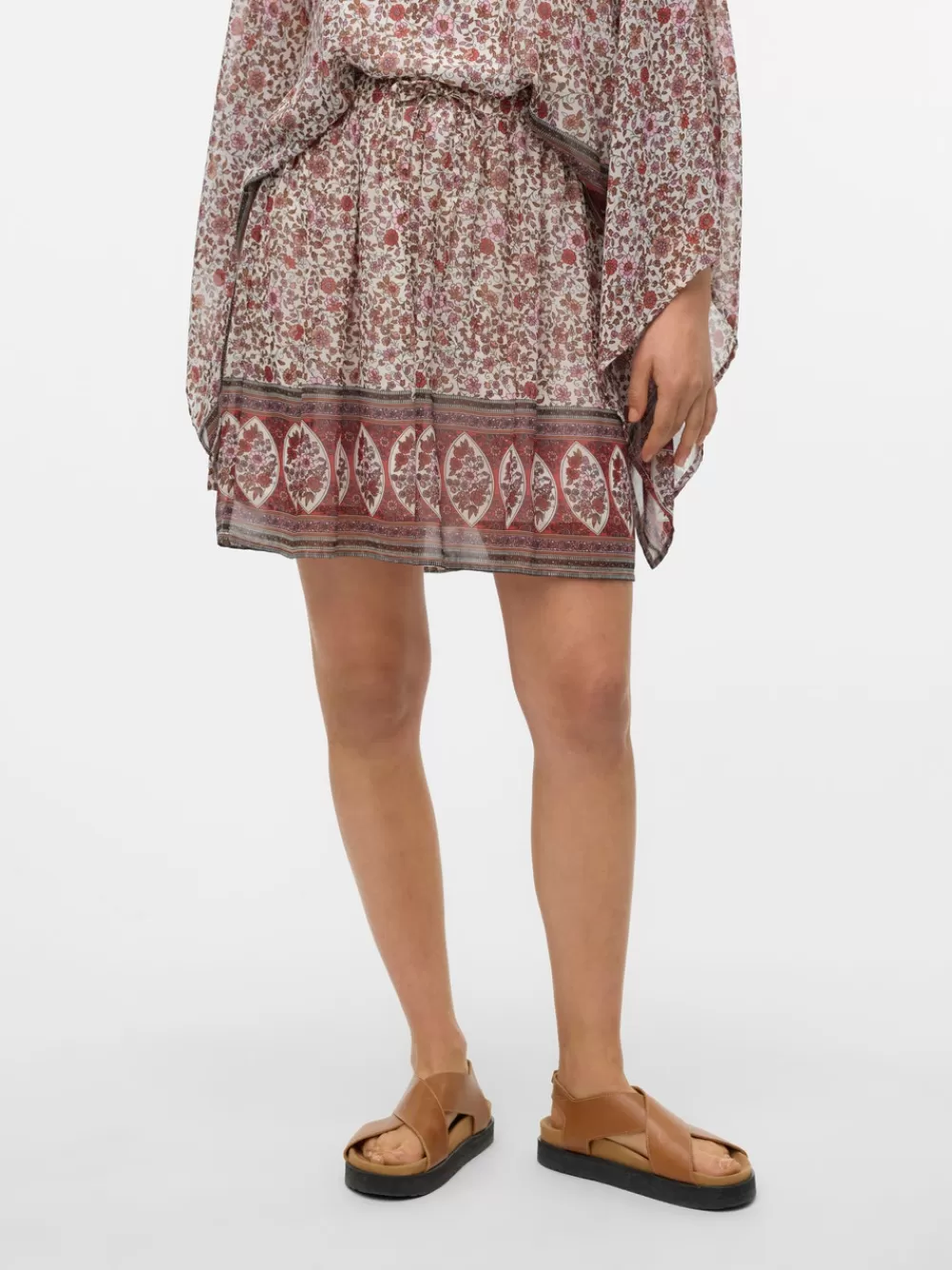 VERO MODA VMBOHO Korkea vyötärö Lyhyt hame Birch Cheap