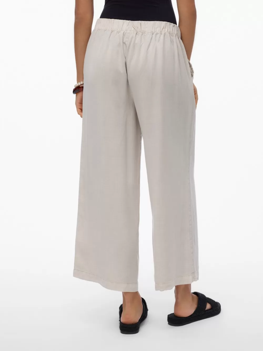 VERO MODA VMBREE Normaali vyötärö Culotte-housut Silver Lining Hot