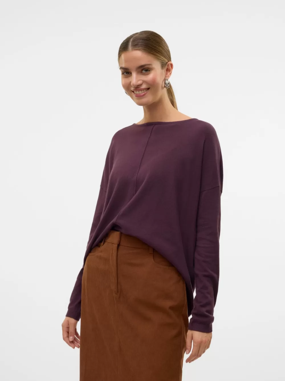VERO MODA VMBREEZE Neulepuserot Plum Perfect Sale