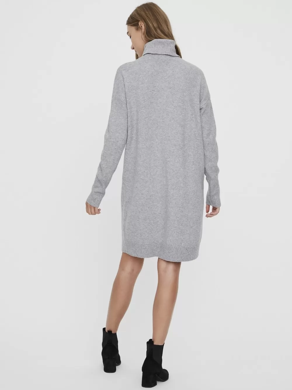 VERO MODA VMBRILLIANT Lyhyt mekko Light Grey Melange New