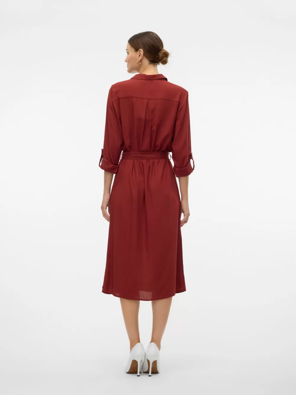VERO MODA VMBUMPY Midimekko Fired Brick Cheap