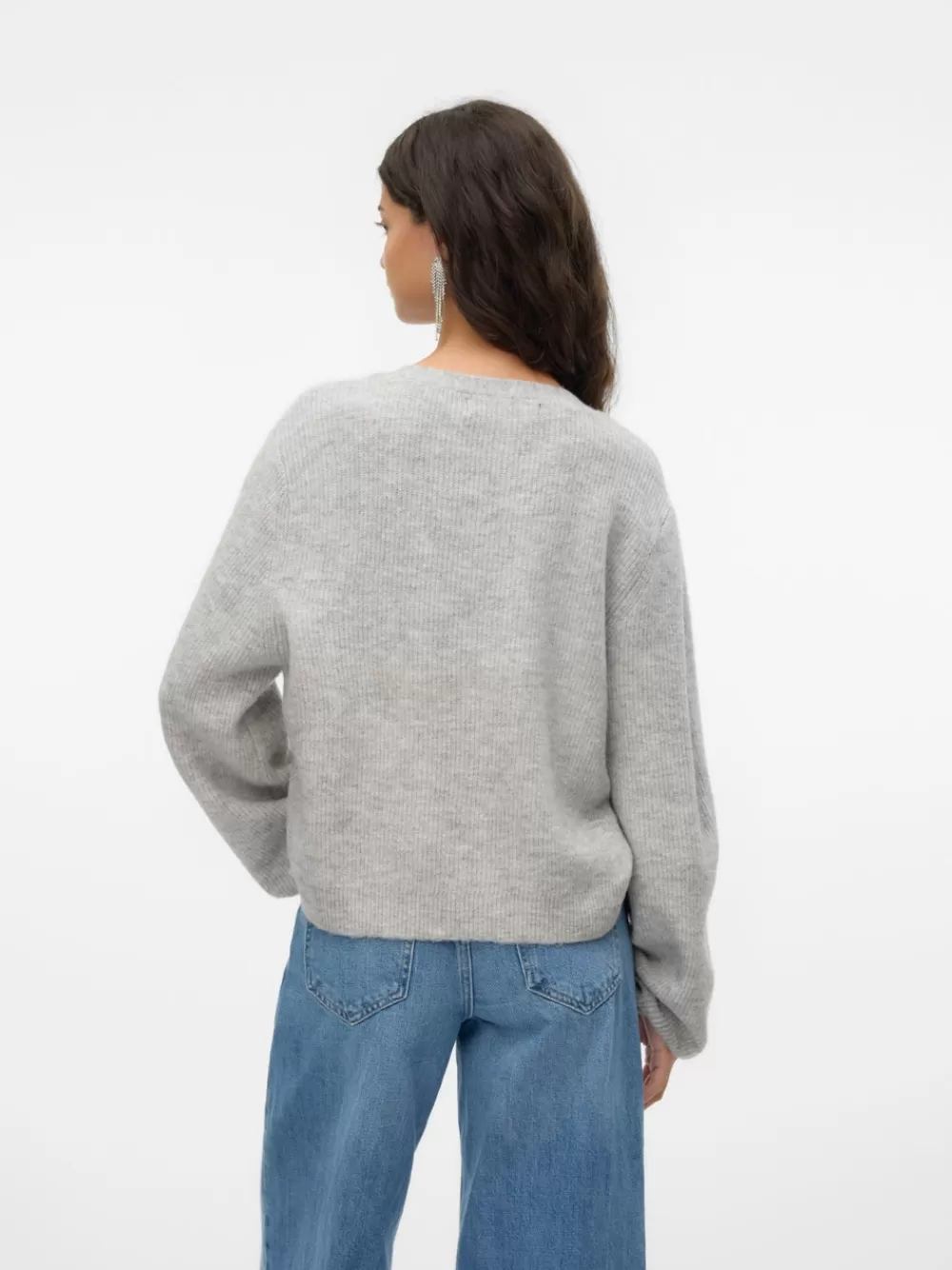 VERO MODA VMCAIA Neuletakit Light Grey Melange Best