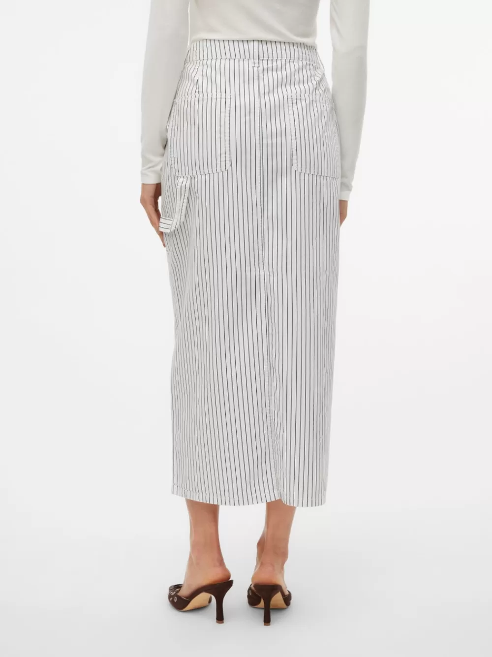 VERO MODA VMCARLY Normaali vyötärö Pitkä hame Snow White Best Sale
