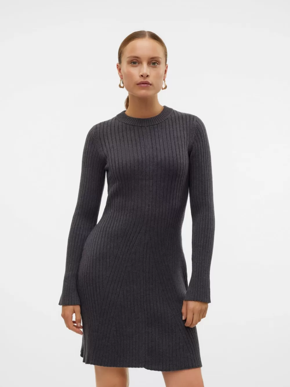 VERO MODA VMCARMA Midimekko Dark Grey Melange Shop