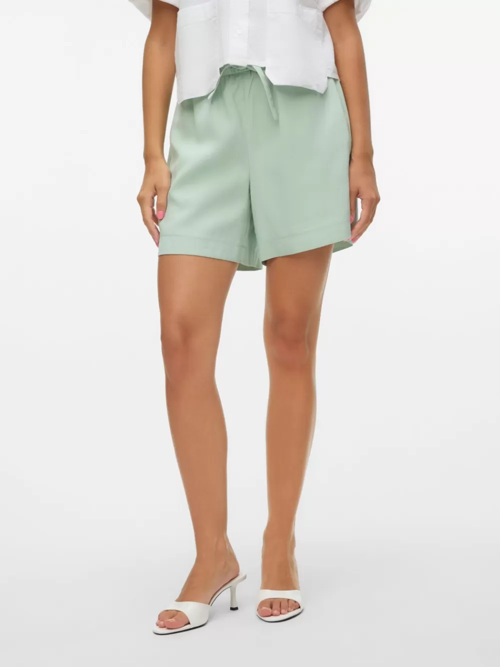 VERO MODA VMCARMEN Shortsit Silt Green New
