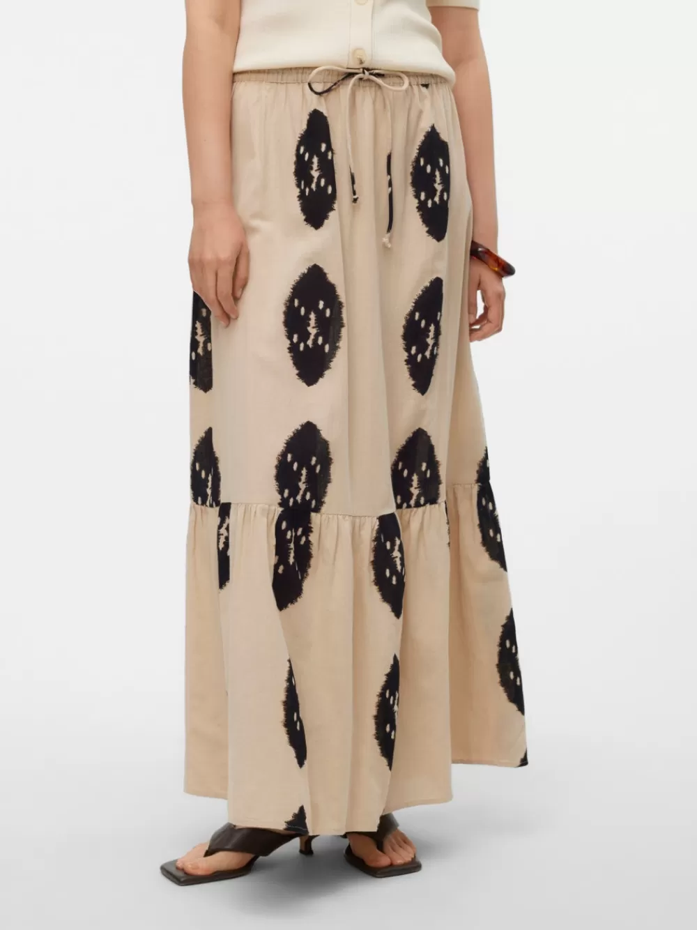 VERO MODA VMCARO Pitkä hame Humus Cheap