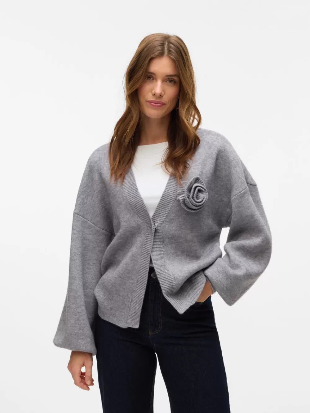 VERO MODA VMCARRIE Neuletakit Light Grey Melange Online