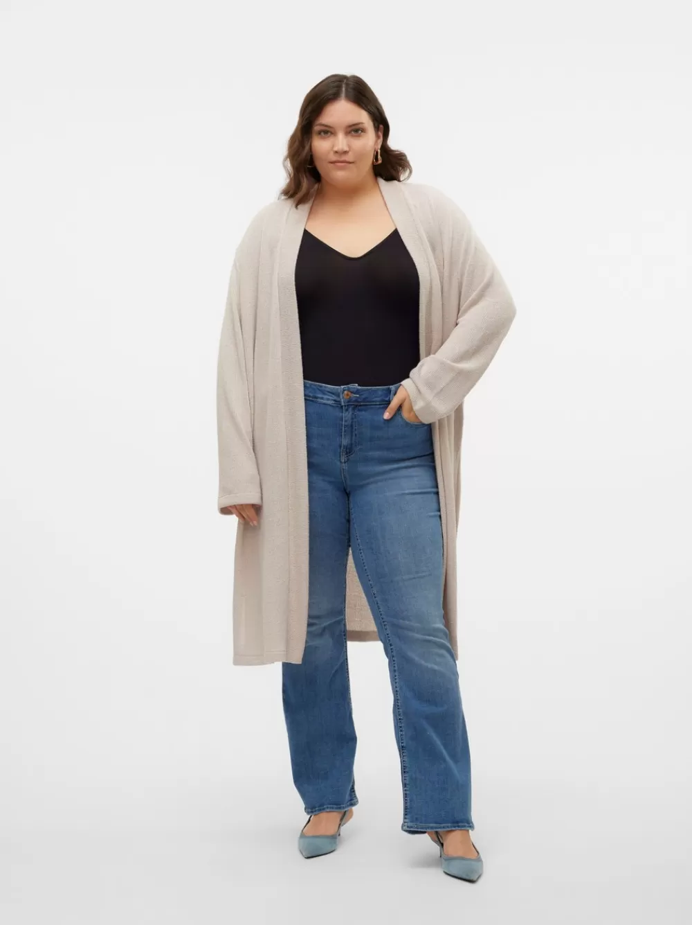 VERO MODA VMCEDDIE Neuletakit Oatmeal Best Sale