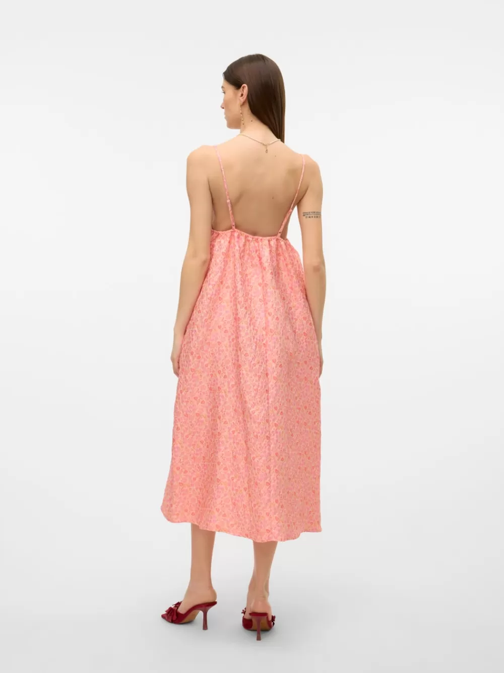 VERO MODA VMCELESTE Pitkä mekko Peach Fuzz Online