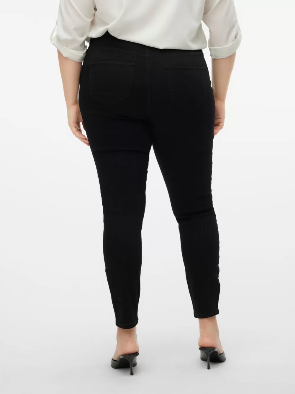 VERO MODA VMCELLY Normaali vyötärö Skinny fit Farkut Black Cheap