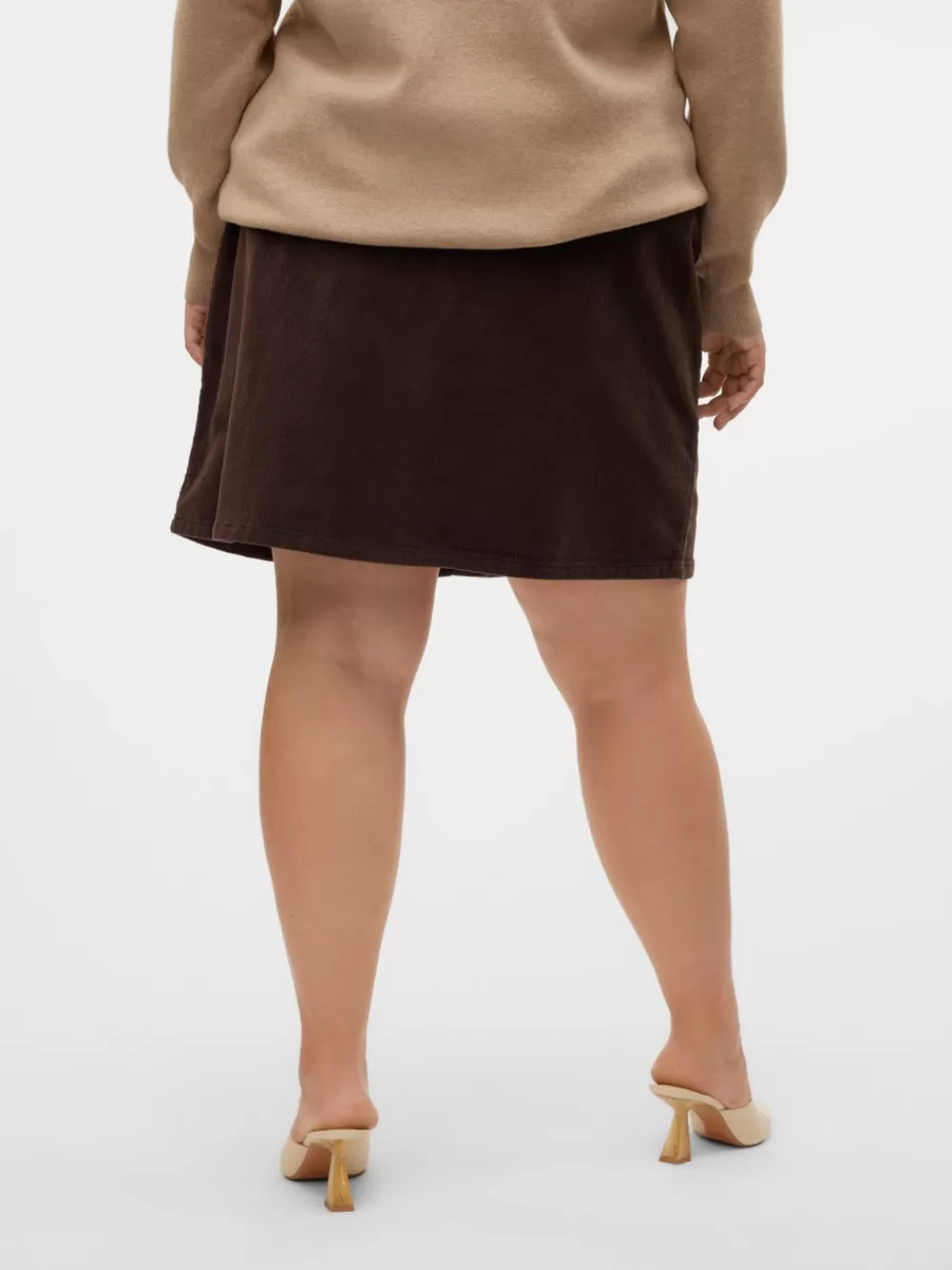 VERO MODA VMCETTA Korkea vyötärö Lyhyt hame Chocolate Torte Online