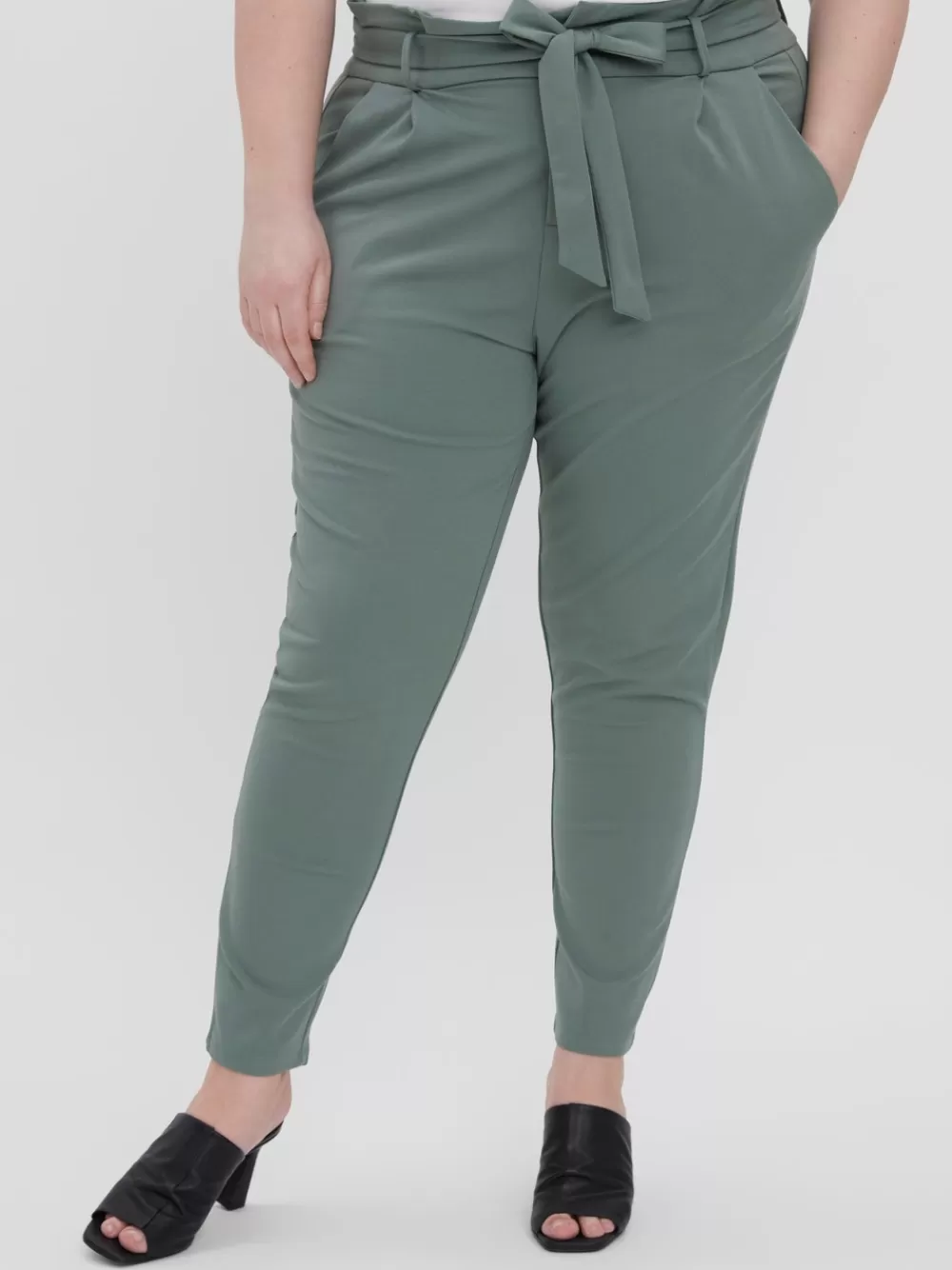 VERO MODA VMCEVA Korkea vyötärö Housut Laurel Wreath Flash Sale