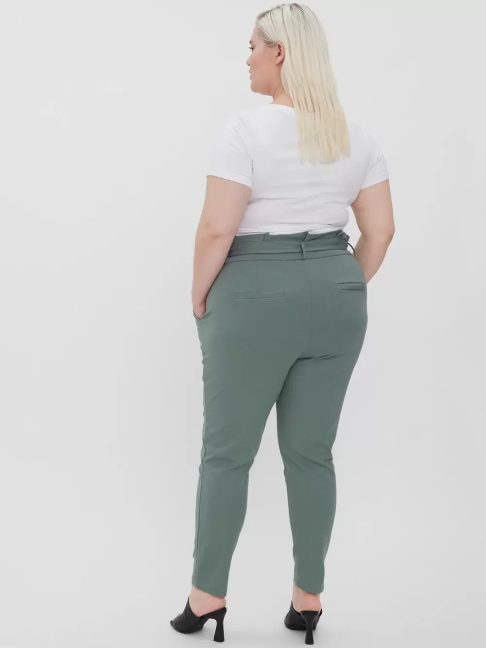 VERO MODA VMCEVA Korkea vyötärö Housut Laurel Wreath Flash Sale