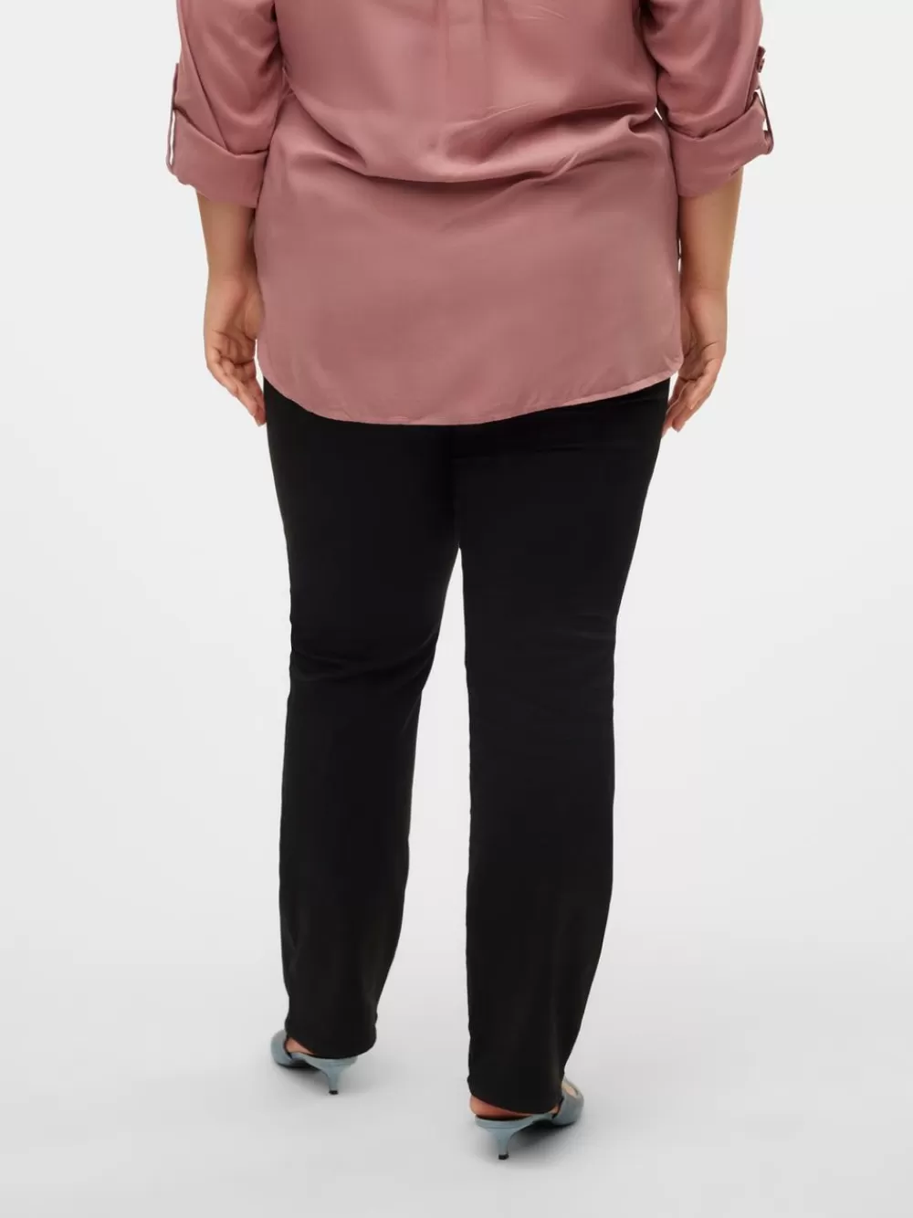 VERO MODA VMCFLASH Normaali vyötärö Straight fit Farkut Black Best Sale