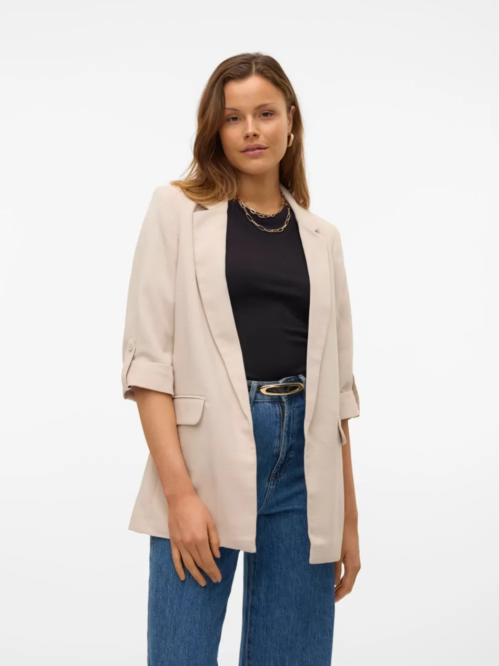 VERO MODA VMCHANDY Bleiserit Silver Lining Best Sale