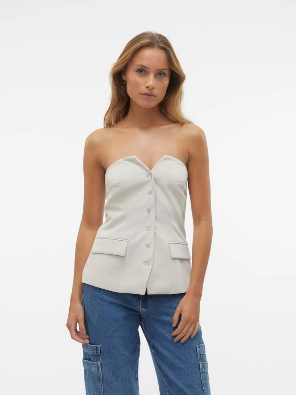 VERO MODA VMCHARITY Topit Silver Lining Online