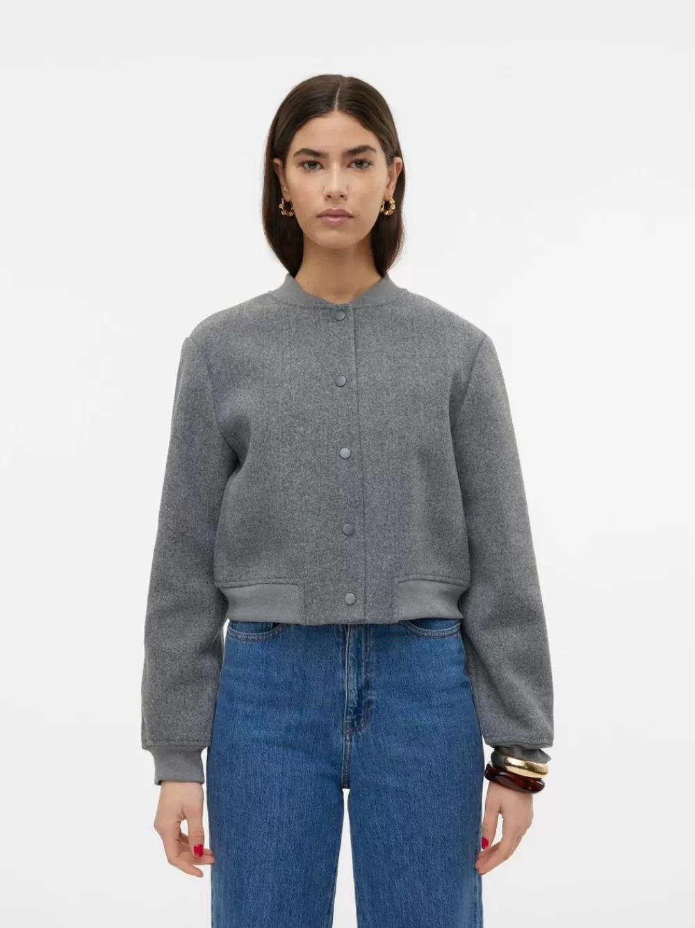 VERO MODA VMCHLOE Takit Medium Grey Melange Cheap