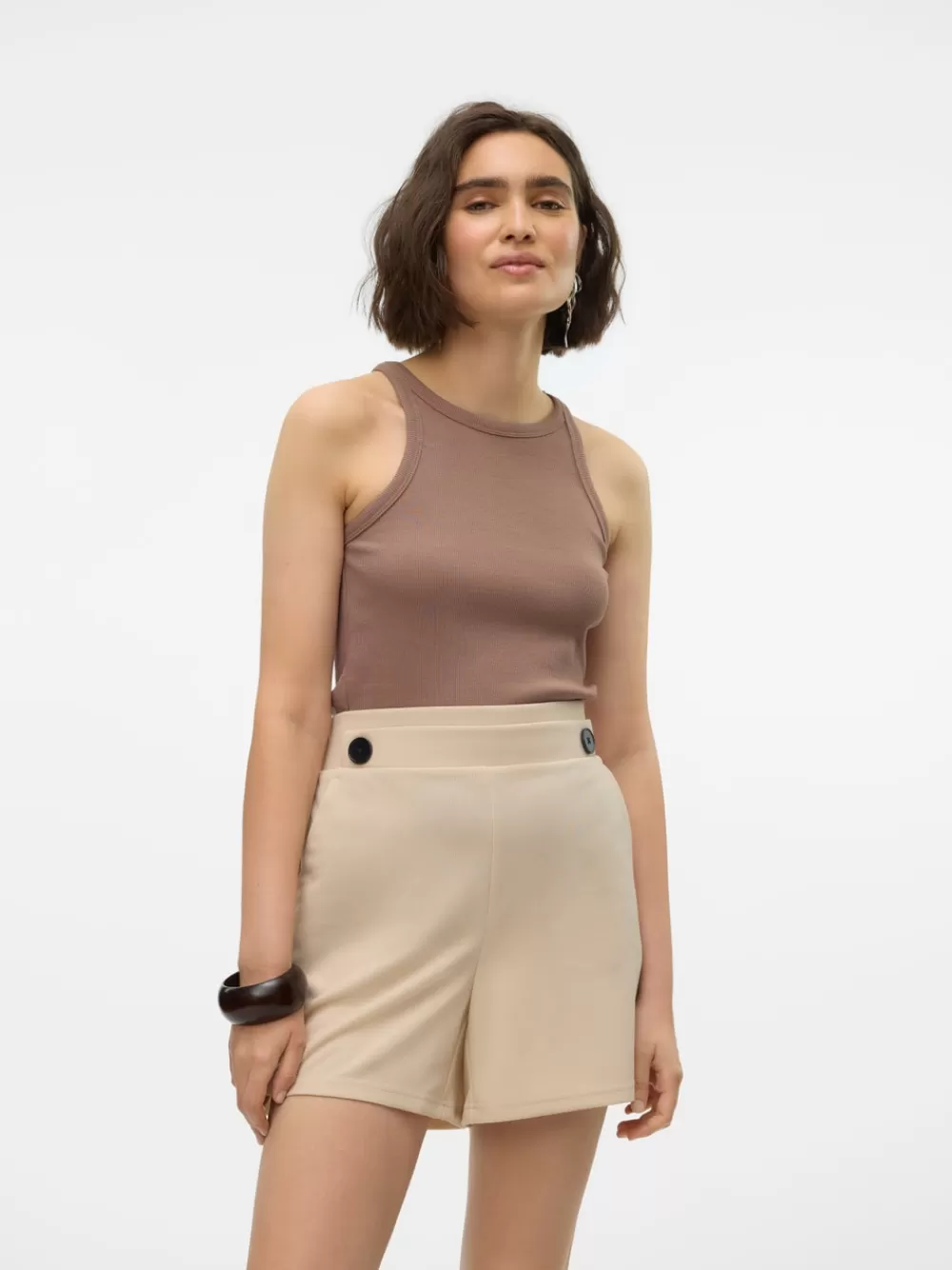 VERO MODA VMCHLOE T-paidat Brown Lentil Hot