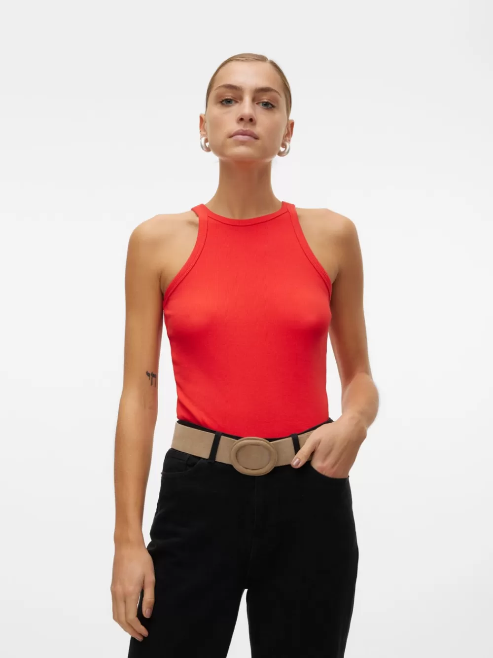 VERO MODA VMCHLOE T-paidat Tomato Discount