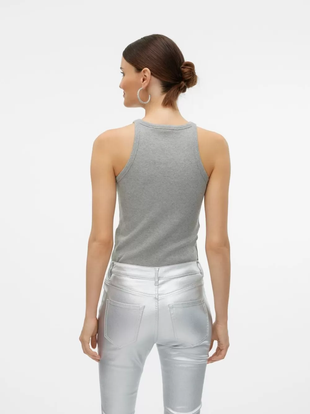 VERO MODA VMCHLOE T-paidat Light Grey Melange Cheap