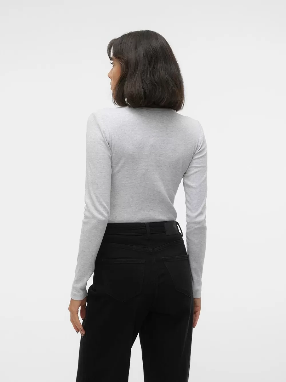 VERO MODA VMCHLOE T-paidat Light Grey Melange Clearance