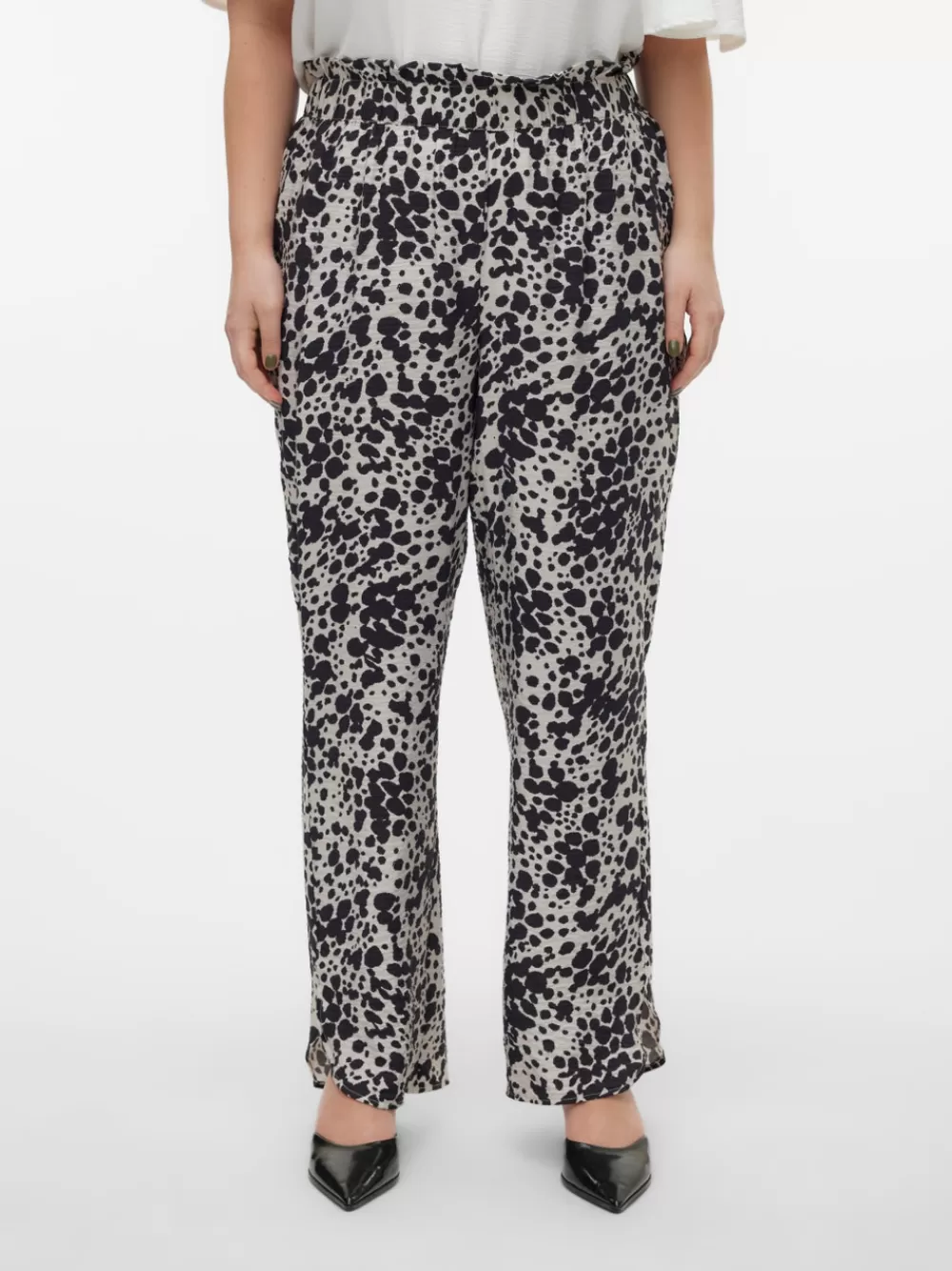 VERO MODA VMCJOSIE Korkea vyötärö Housut Pumice Stone Flash Sale