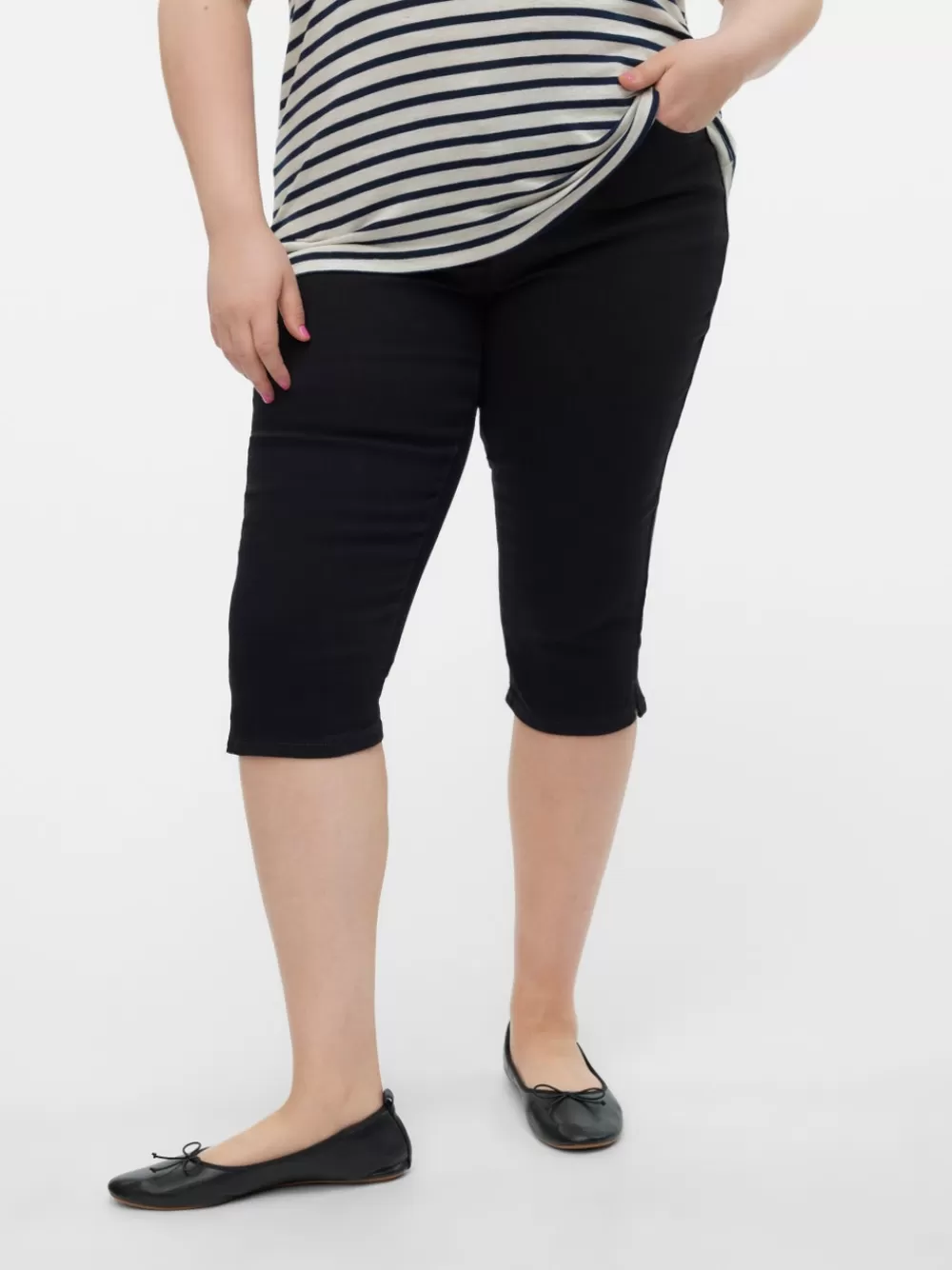 VERO MODA VMCJUNE Normaali vyötärö Slim fit Farkut Black Flash Sale