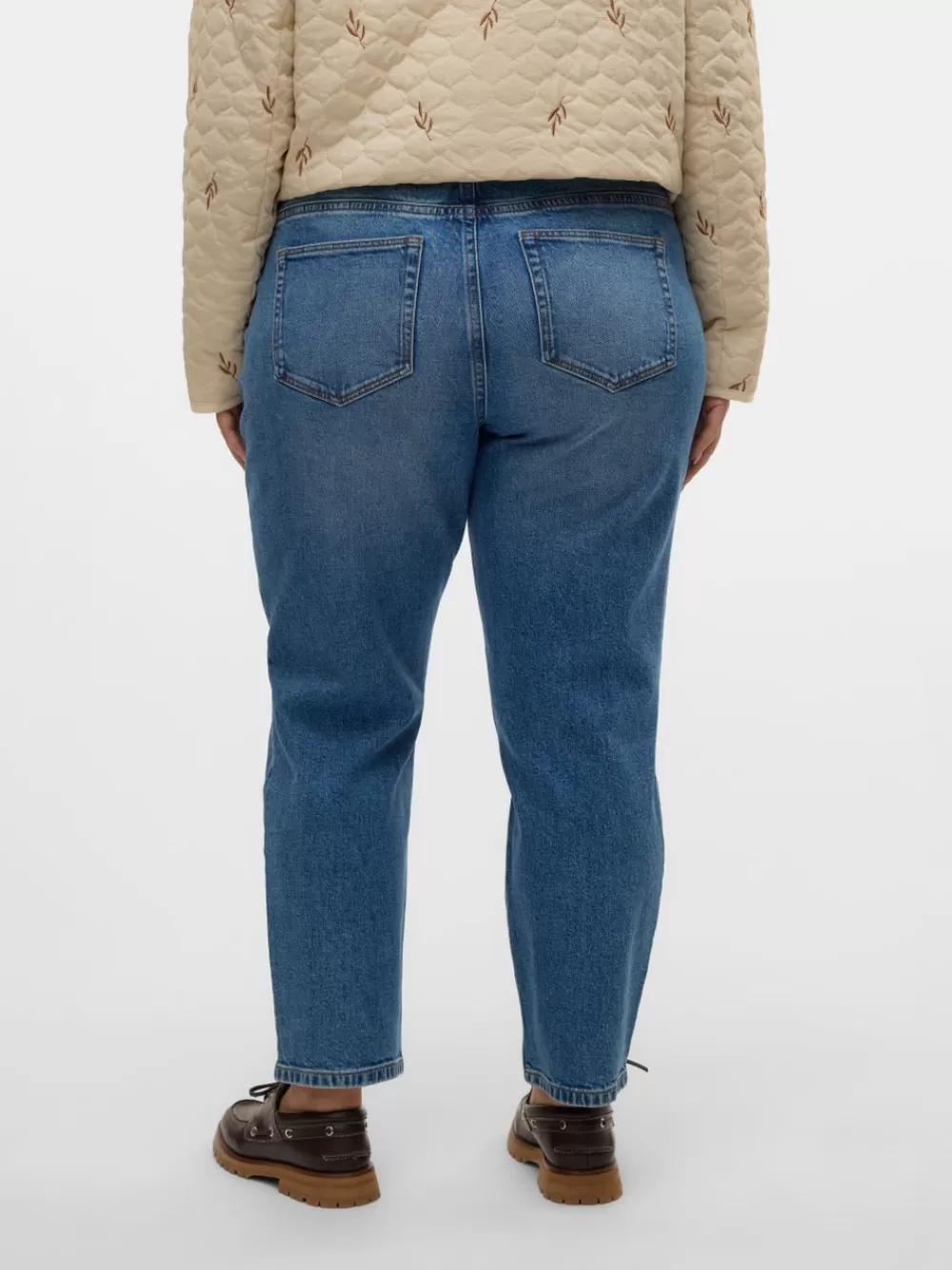 VERO MODA VMCKYLA Normaali vyötärö Straight fit Farkut Medium Blue Denim Shop