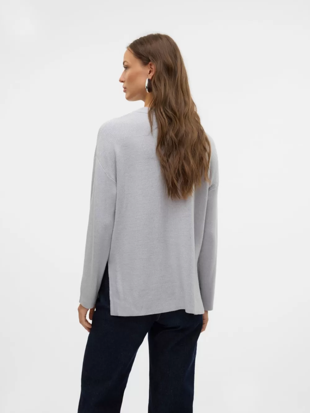 VERO MODA VMCLOVER Neulepuserot Light Grey Melange Cheap