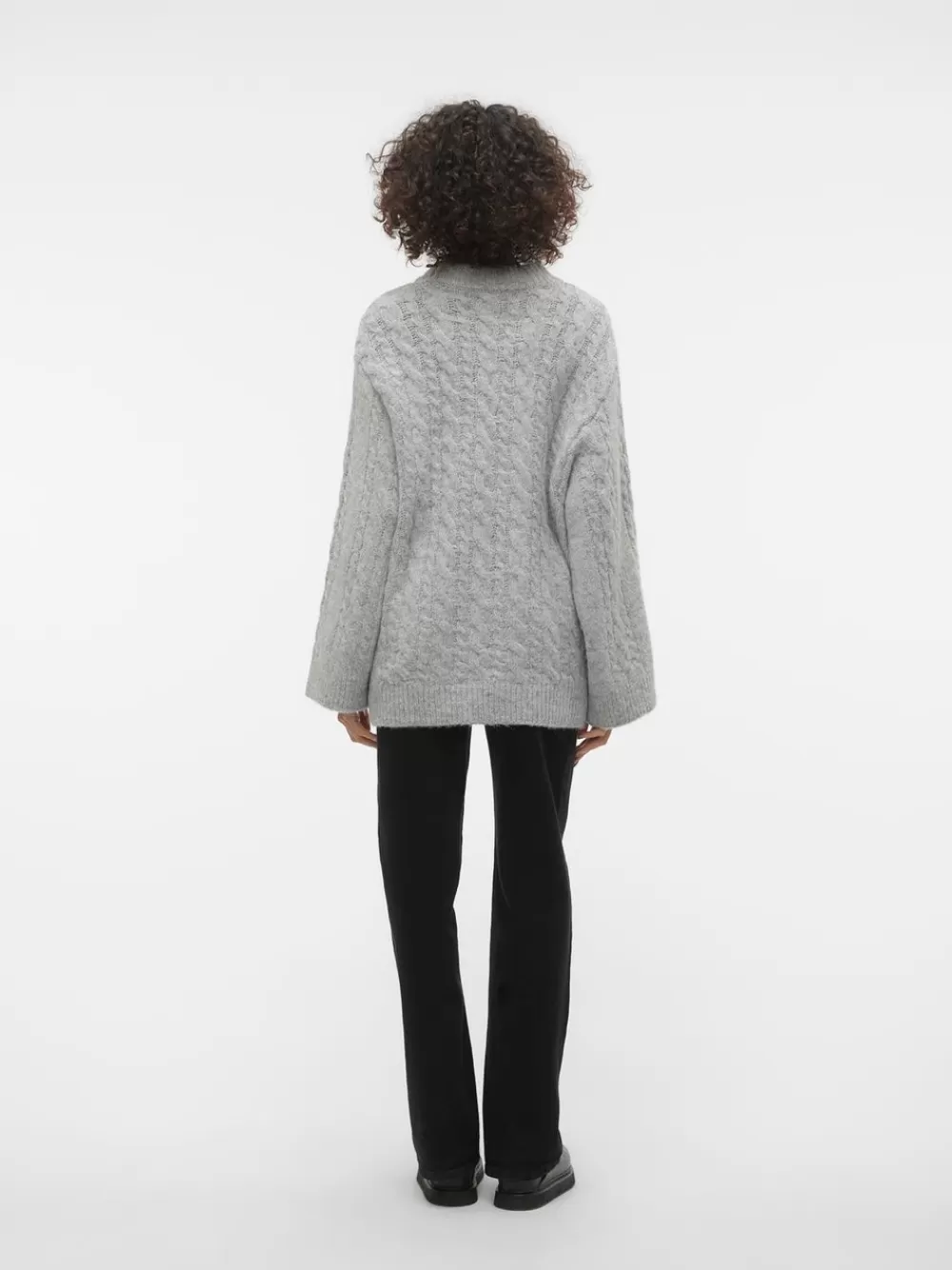 VERO MODA VMCOBALT Neulepuserot Light Grey Melange Fashion