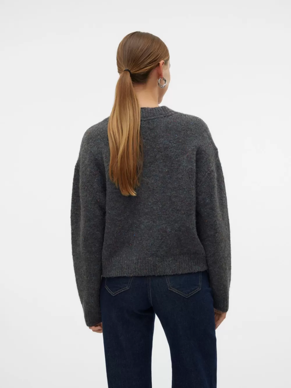 VERO MODA VMCONTIGO Neuletakit Dark Grey Melange Shop