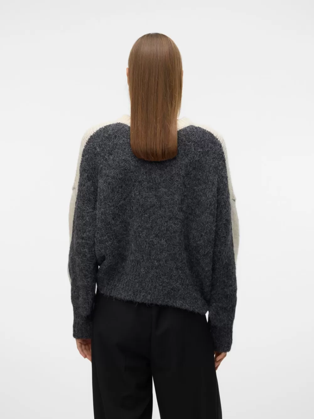 VERO MODA VMCORDELIA Neulepuserot Dark Grey Melange Online