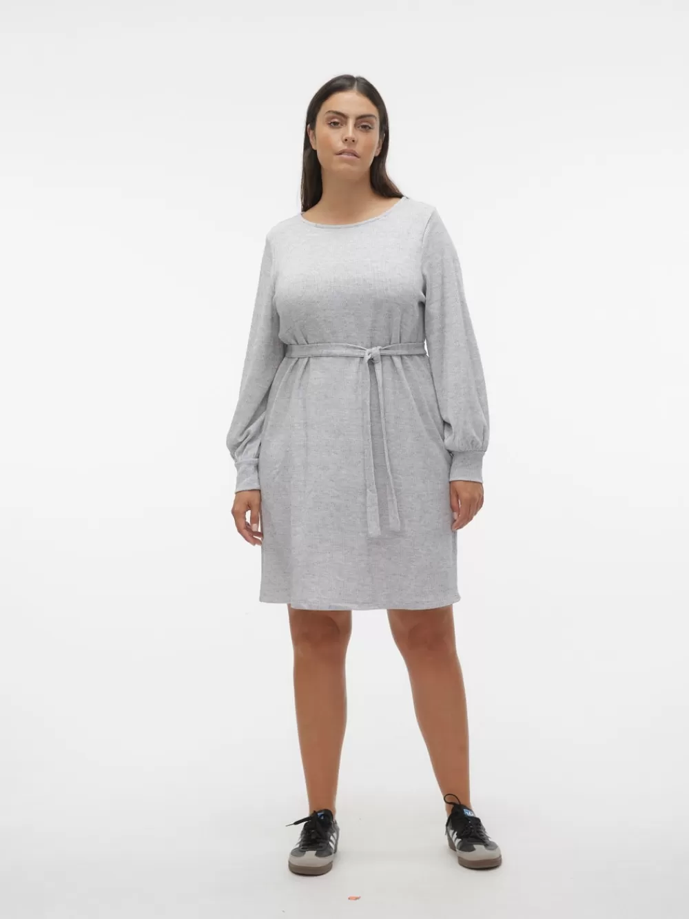 VERO MODA VMCOTEA Lyhyt mekko Light Grey Melange Flash Sale