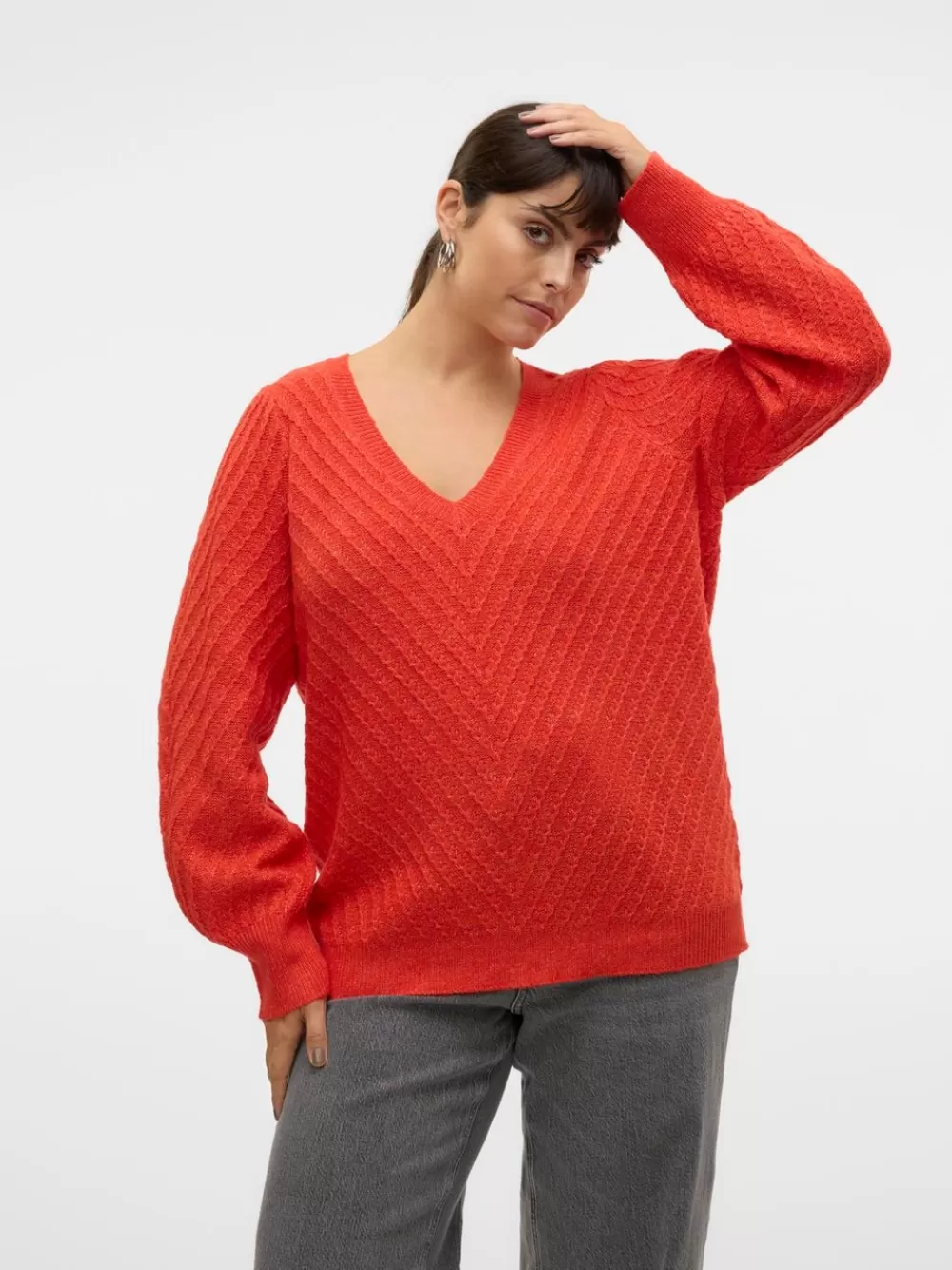 VERO MODA VMCSTINNA Neulepuserot Tomato Best