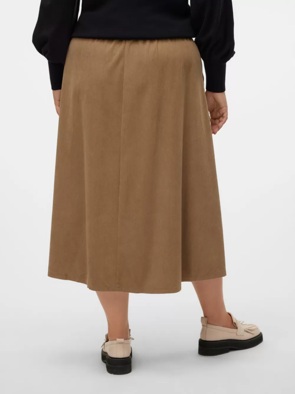 VERO MODA VMCVIENNA Korkea vyötärö Midihame Lead Gray Clearance