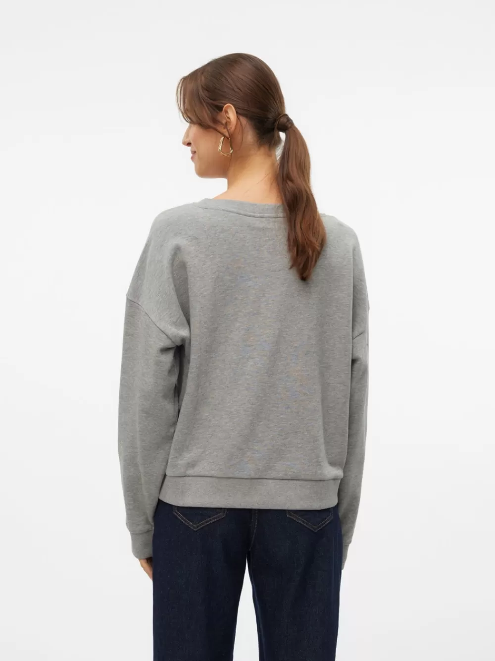 VERO MODA VMCYAN Svetarit Light Grey Melange Store