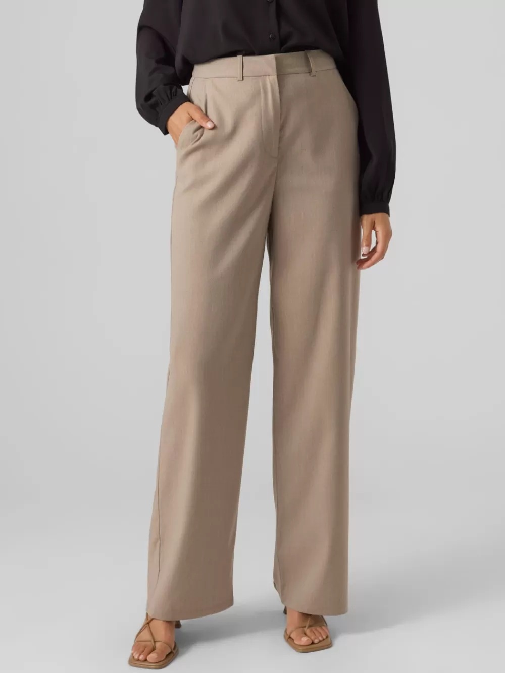 VERO MODA VMDAGNY Normaali vyötärö Housut Brown Lentil Cheap