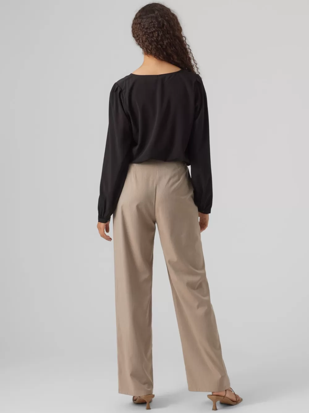 VERO MODA VMDAGNY Normaali vyötärö Housut Brown Lentil Cheap