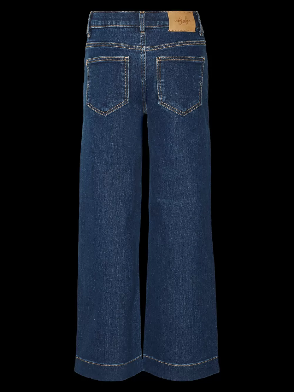 VERO MODA VMDAISY Korkea vyötärö Wide fit Farkut Dark Blue Denim Outlet