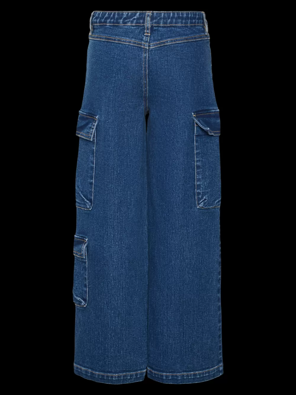VERO MODA VMDAISY Korkea vyötärö Wide leg fit Farkut Medium Blue Denim Hot