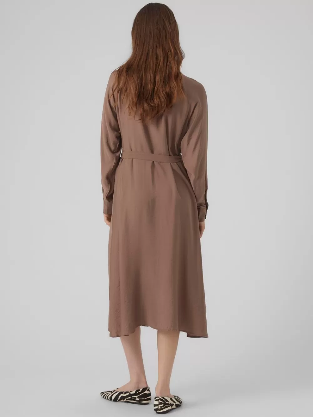 VERO MODA VMDEBBY Midimekko Brown Lentil Flash Sale