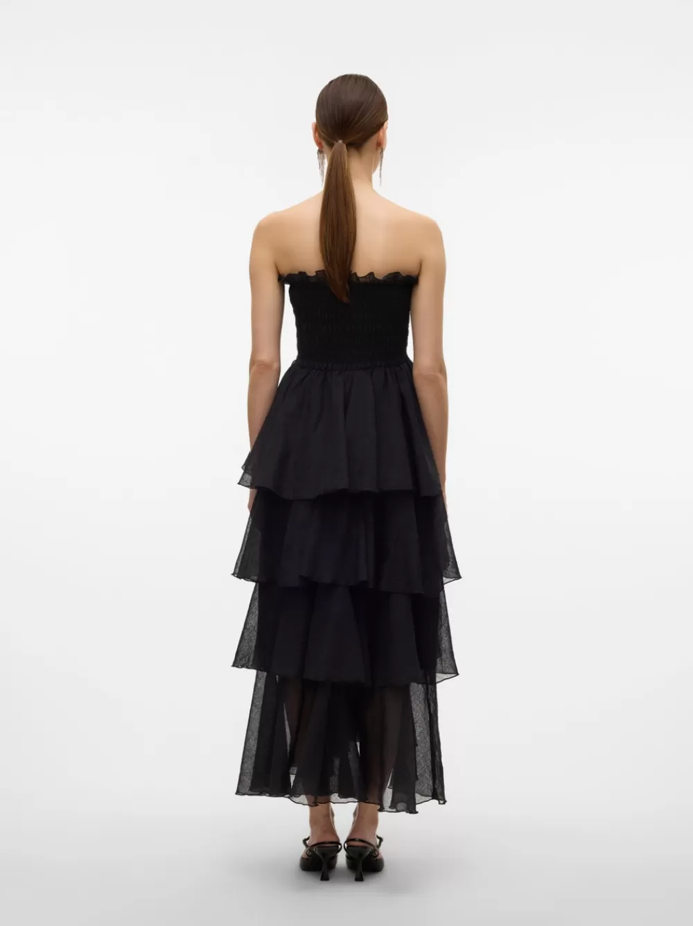 VERO MODA VMDELILAH Pitkä mekko Black Outlet