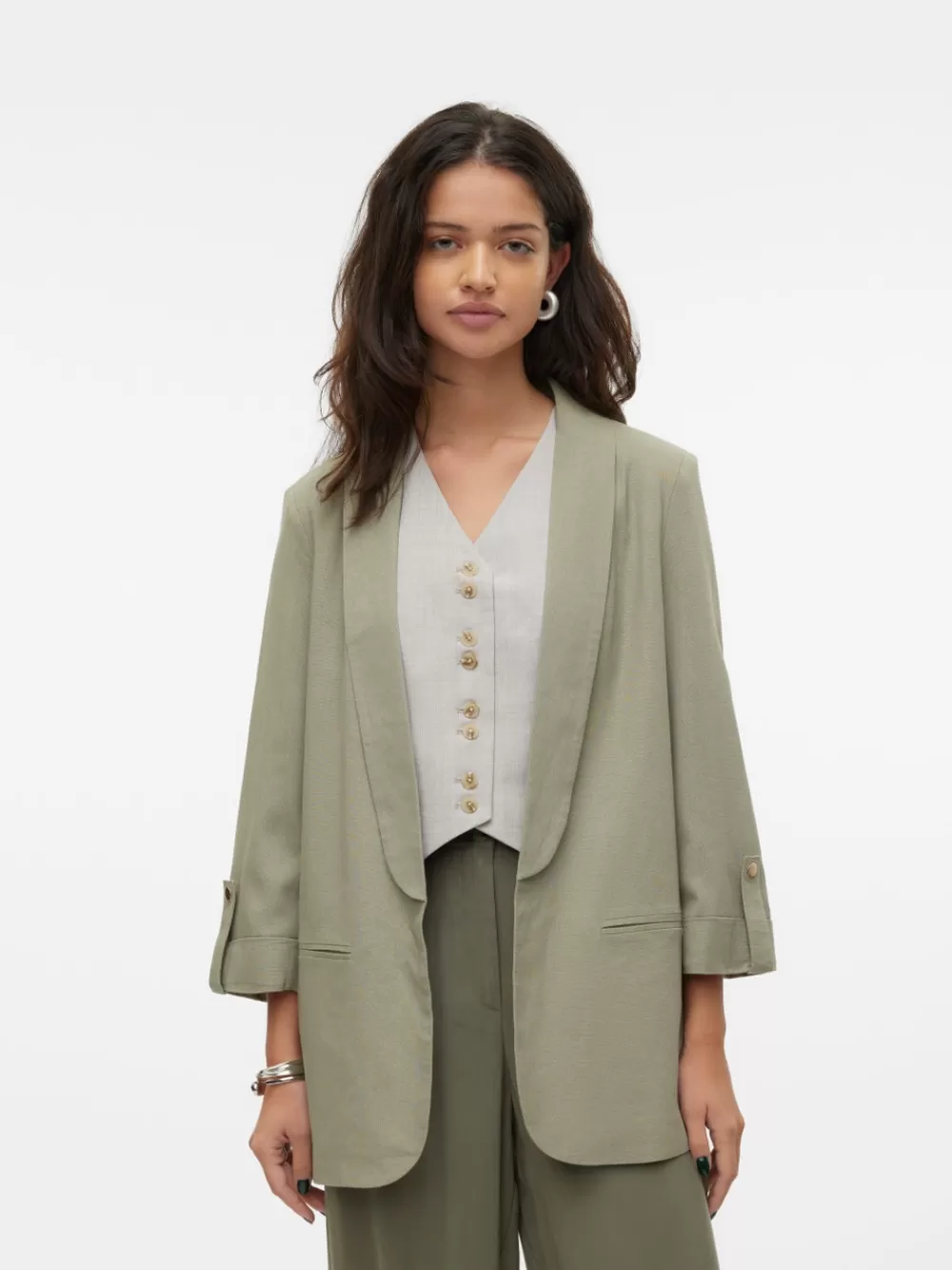 VERO MODA VMDINNA Bleiserit Laurel Oak Clearance