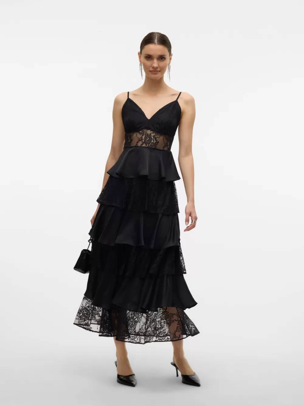 VERO MODA VMDINNA Pitkä mekko Black New
