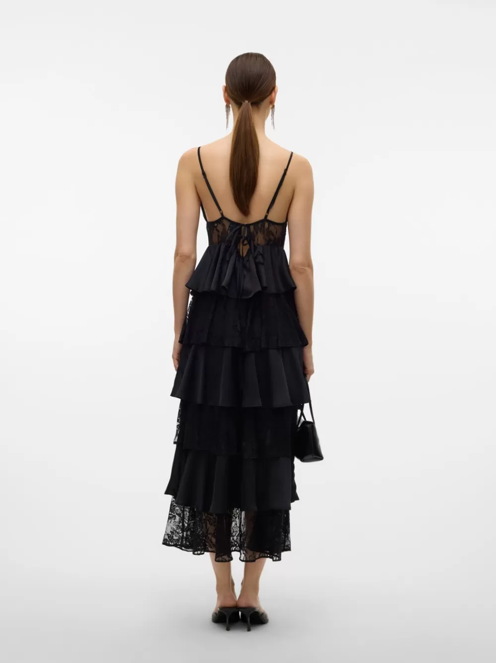 VERO MODA VMDINNA Pitkä mekko Black New