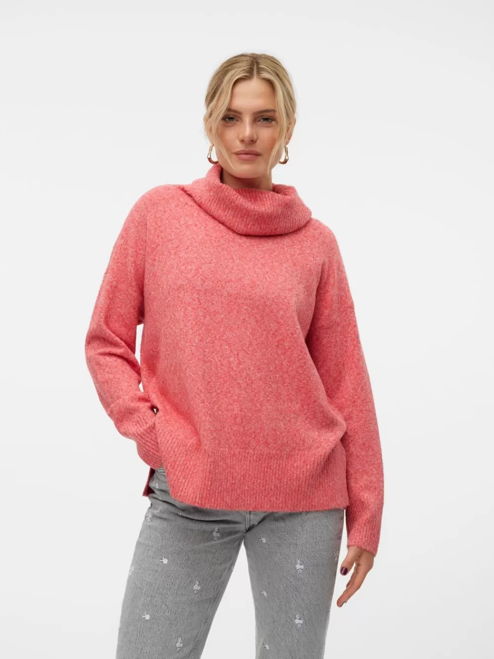 VERO MODA VMDOFFY Neulepuserot Salsa Hot