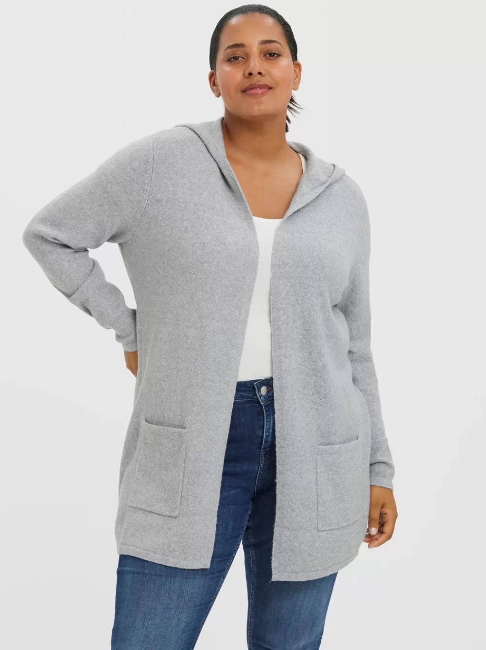 VERO MODA VMDOFFY Neuletakit Light Grey Melange Flash Sale