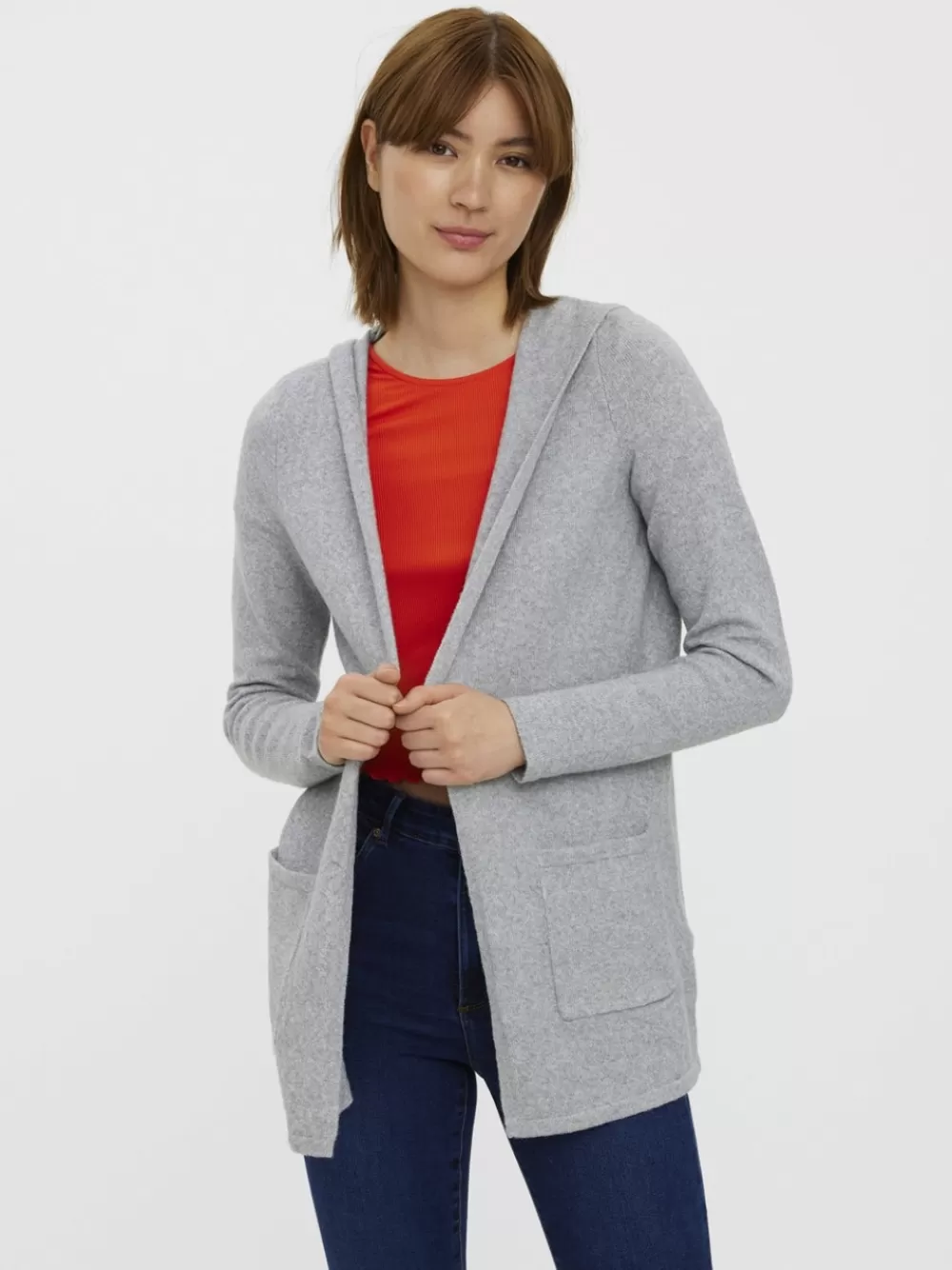 VERO MODA VMDOFFY Neuletakit Light Grey Melange Sale
